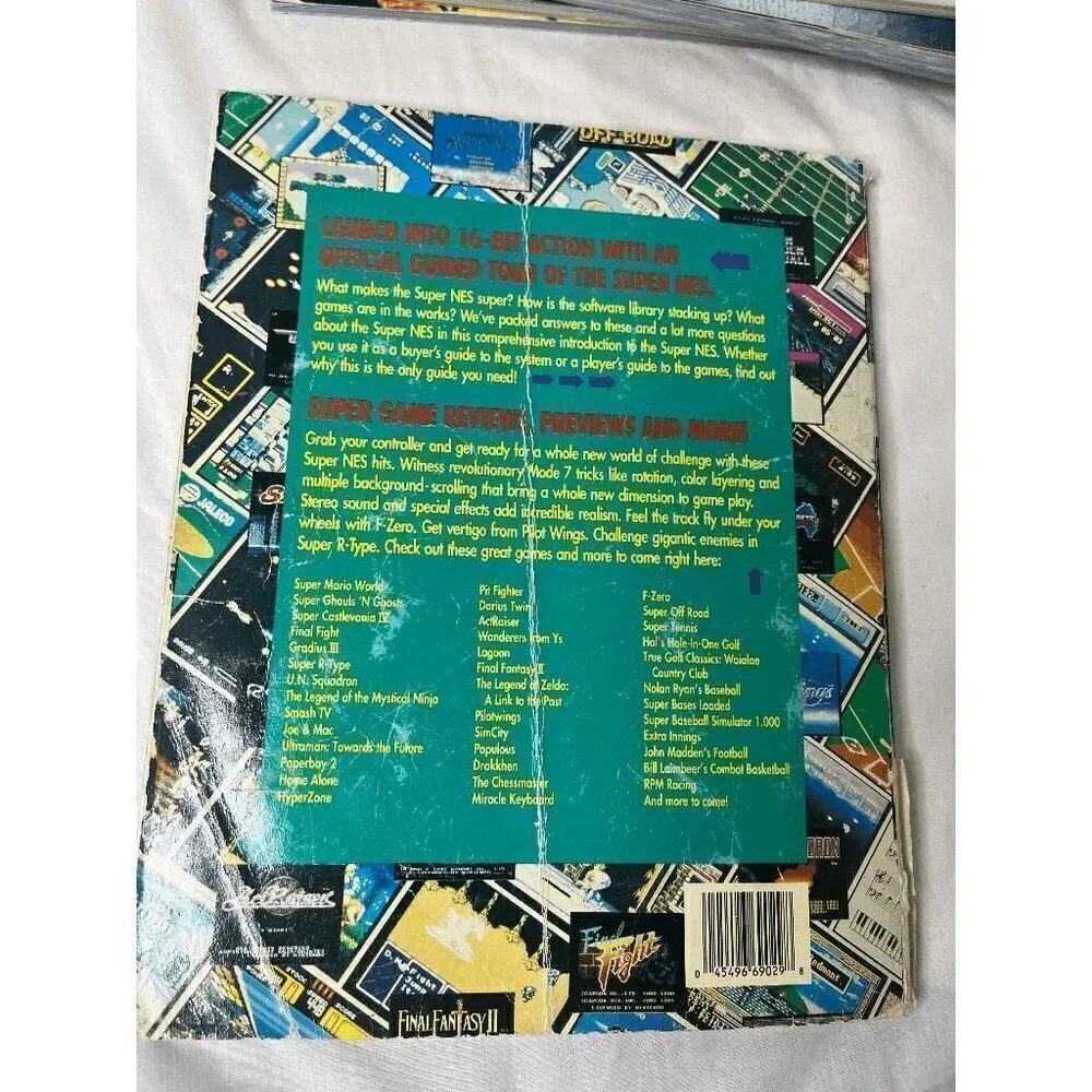 Super NES Official‎ OEM Nintendo Strategy Players Guide Hintbook
